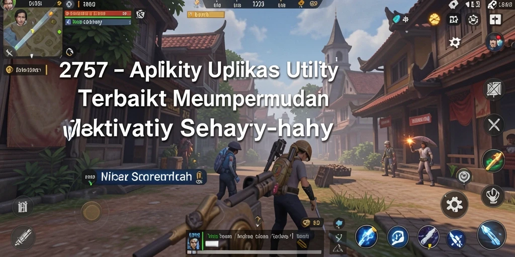 Tampilan antarmuka aplikasi Utility 2757 yang sederhana dan efektif.