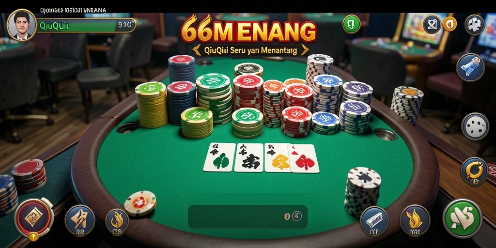 Screenshot gameplay QiuQiu di 66MENANG yang seru dan interaktif.