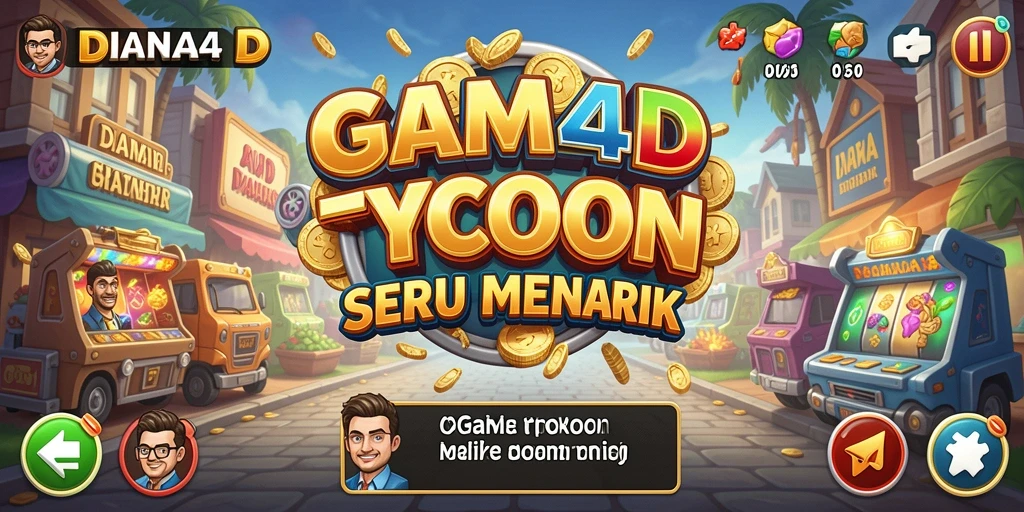 Tampilan gameplay DIANA4D yang menarik dan interaktif.