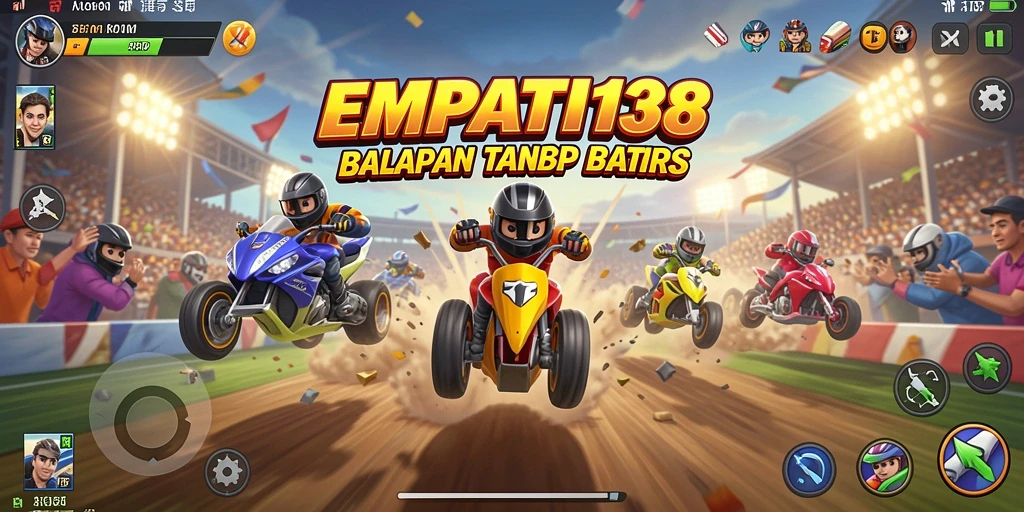 Gameplay Racing EMPATI138 yang mengesankan dan menegangkan.