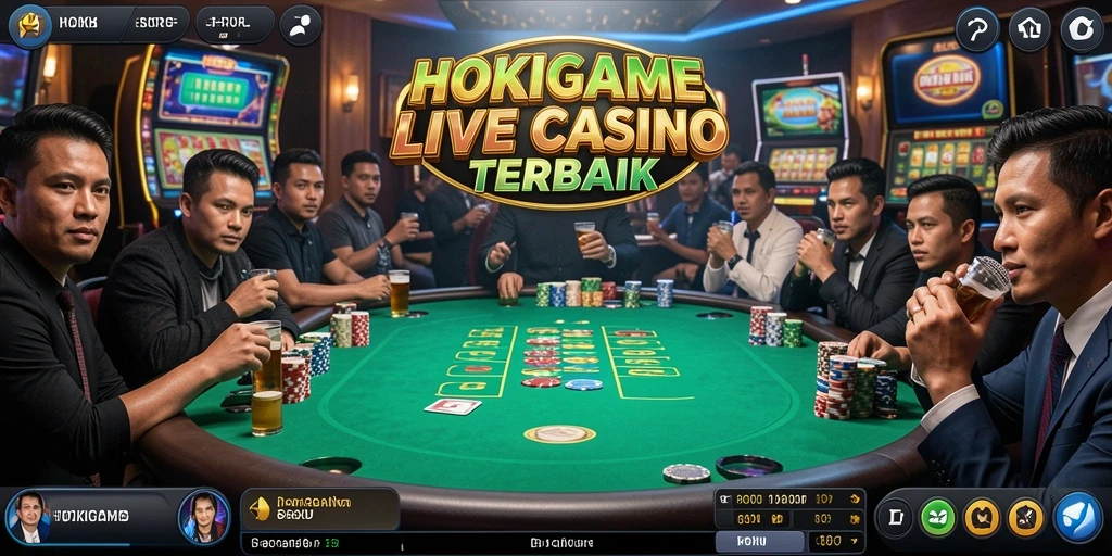 Gameplay Live Casino HOKIGAME yang menegangkan dan interaktif.