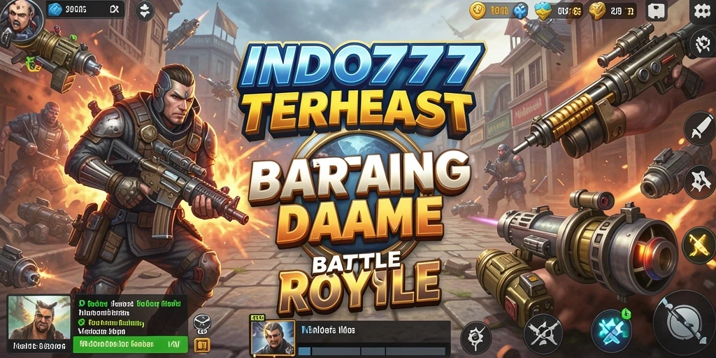 Tangkap momen epic dalam gameplay INDO777 di medan perang Battle Royale.