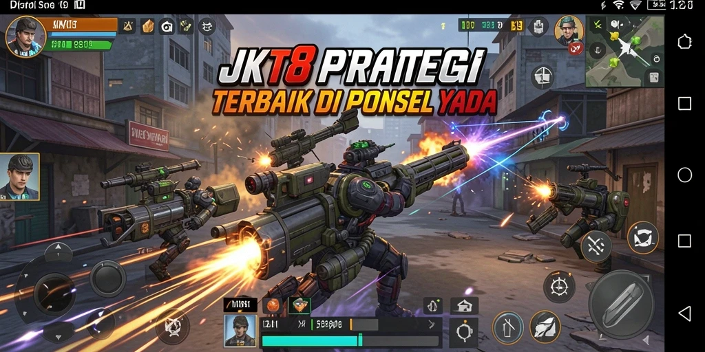 Tampilan gameplay penuh aksi dari JKT8 dengan strategi mendebarkan.