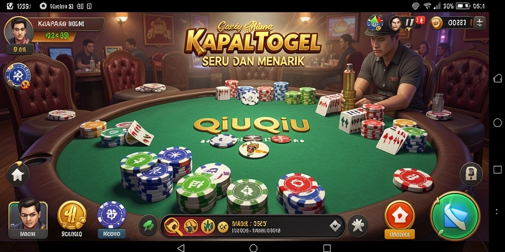Gameplay seru KAPALTOGEL dalam kategori QiuQiu.