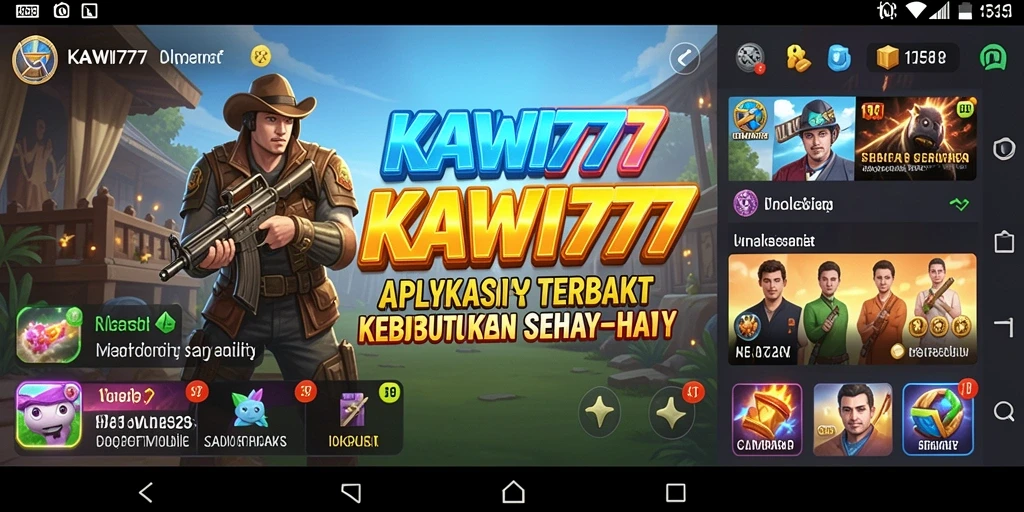 Tampilan utama KAWI777 dengan berbagai fitur Utility yang menarik.