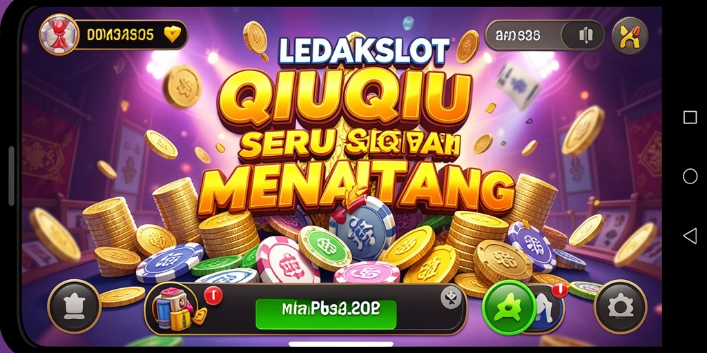 Tampilan menarik dari gameplay QiuQiu di LEDAKSLOT.