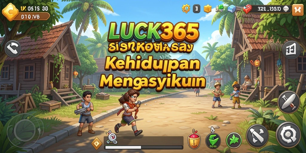 Tampilan gameplay LUCK365 dengan karakter dan interaksi yang menarik.