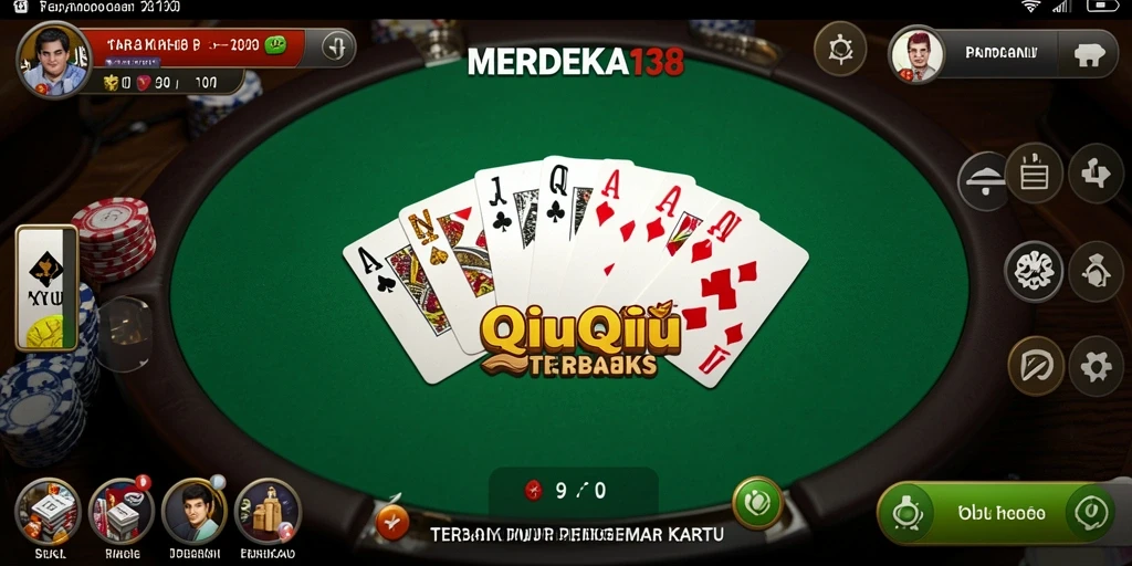 Tampilan gameplay QiuQiu yang seru dan menarik.