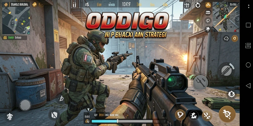 Screenshot menunjukkan aksi seru dalam gameplay ODDIGO.