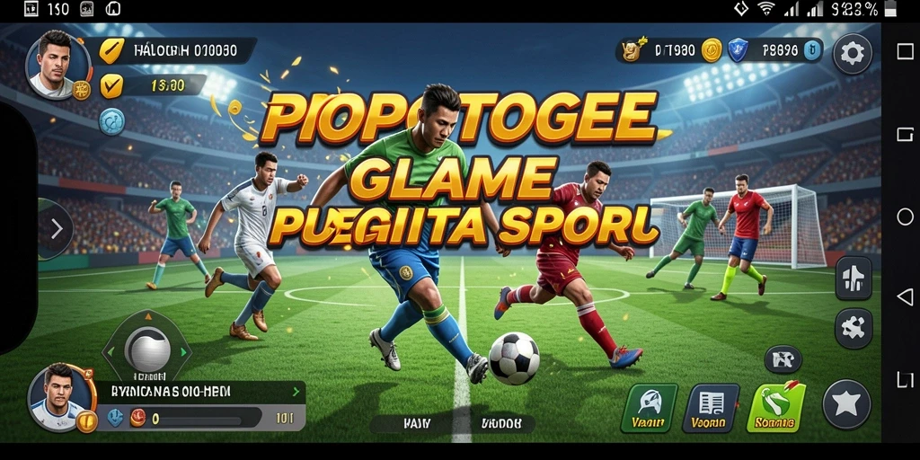 Tampilan menarik dari gameplay olahraga di POPOTOGEL.