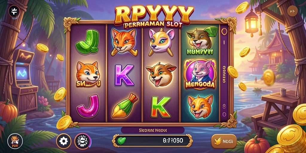 Screenshot RPYYY menampilkan gameplay slot yang seru dan menegangkan.