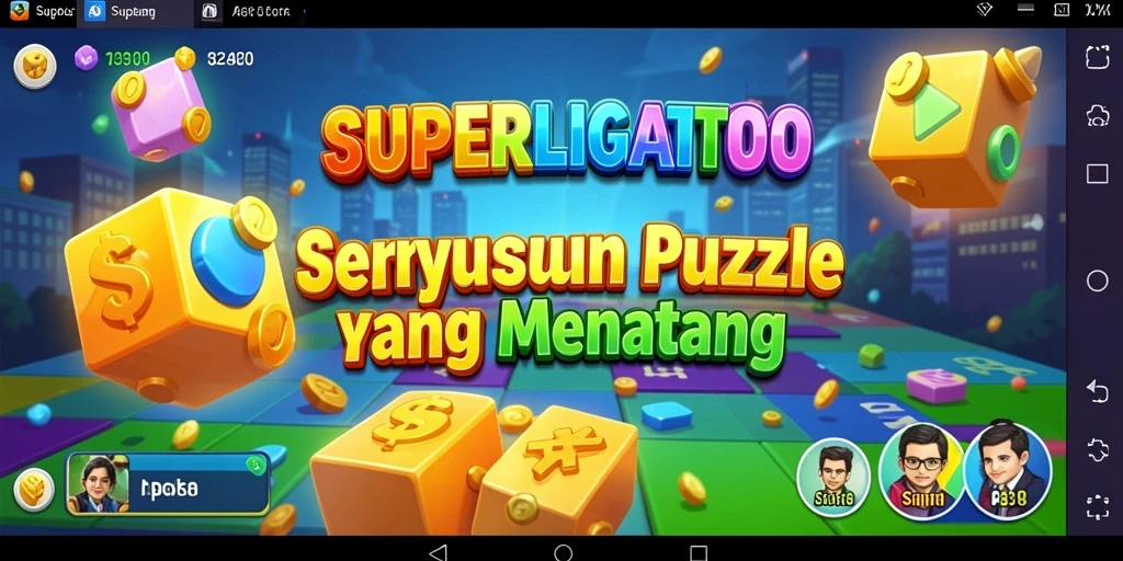 Gameplay Puzzle menyenangkan dengan berbagai tema menarik.