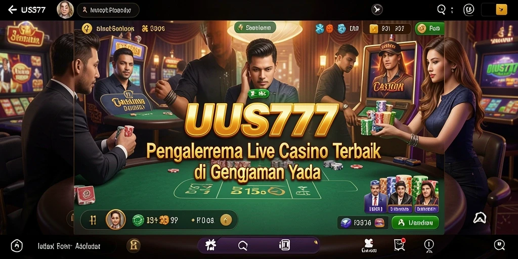 Screenshot UUS777 menampilkan gameplay menarik dengan dealer langsung.